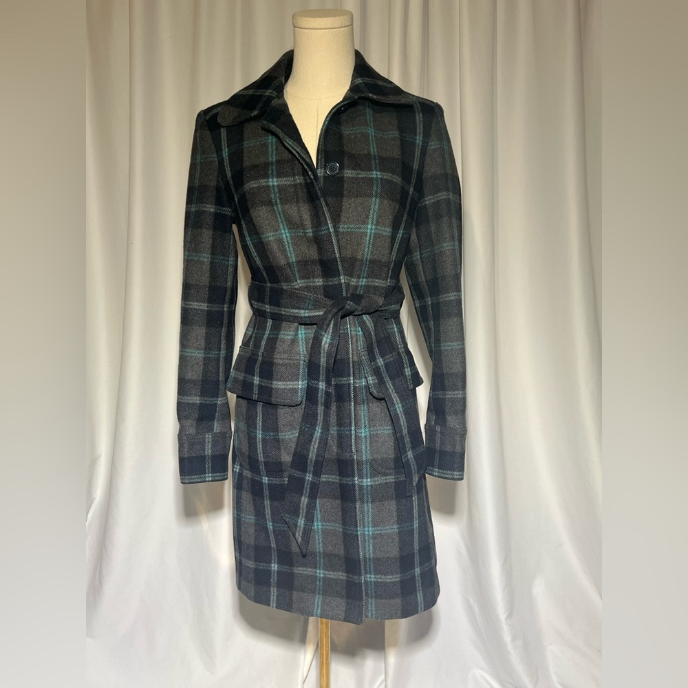 Vintage Gap Wool blend belted trench coat | XS